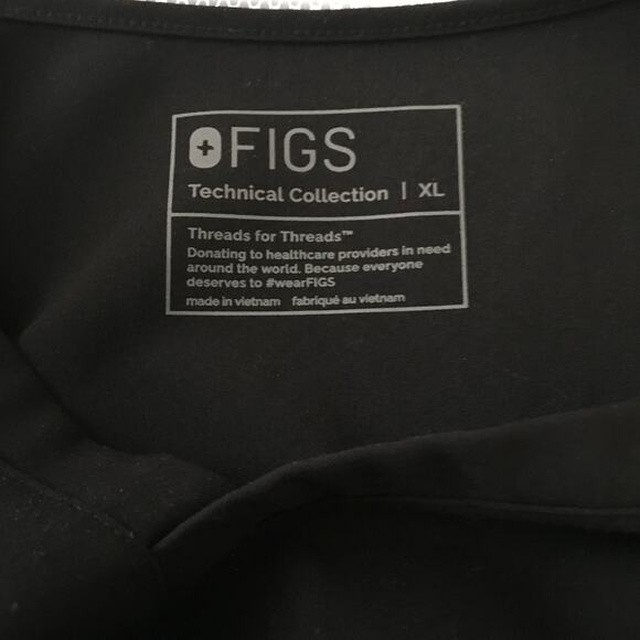 Figs Scrub Set - Catarina and Zamora Joggers - XL Black - Picture 4 of 7